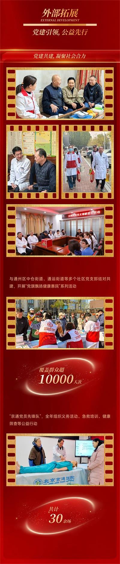 北京京通医院,京通医院外部拓展